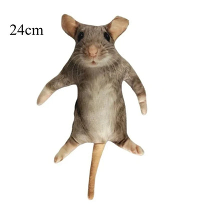 Spoof Mouse Plush | Novelty Meme Plush Toy | Ugly-Cute Stuffed Animal | 12cm / 24cm