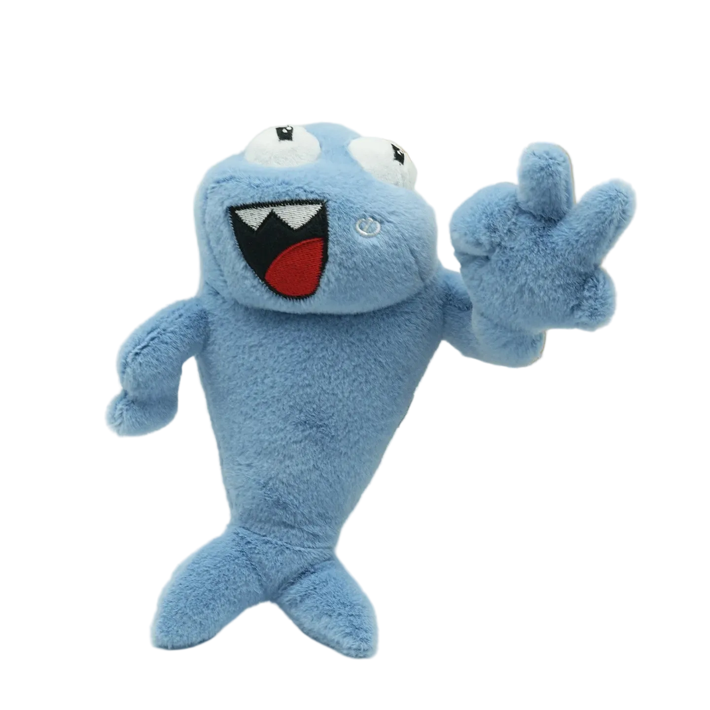Flappers The Super Dolphin Plush Indie Animated Series Fan Art Plush Toy 25cm