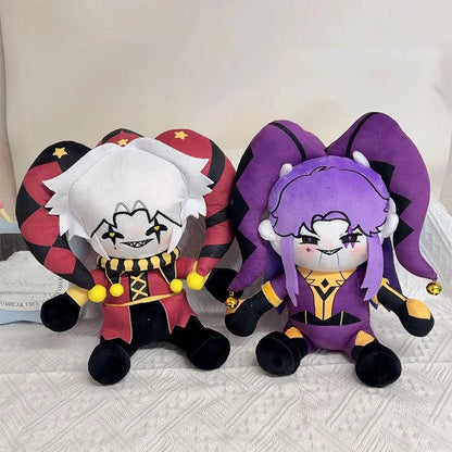 Harlequin Plush Pierrot Plush Jester Plush Circus Horror Visual Novel Handmade Plushies 25cm
