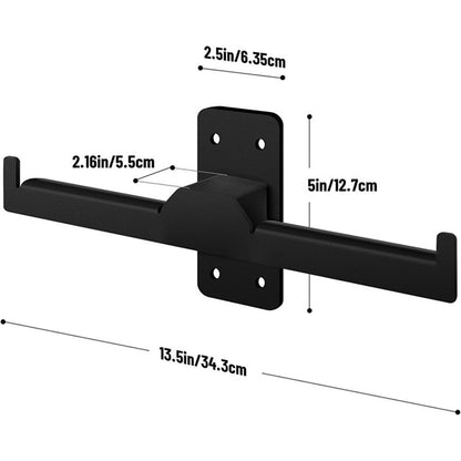Heavy Duty Wall Mounted Backpack Blower Rack & Sprayer Hanger - Durable Space-Saving Storage Bracket for Backpack Leaf Blowers, Garden Sprayers, Chainsaws | Sturdy Garage Organization, Easy Install