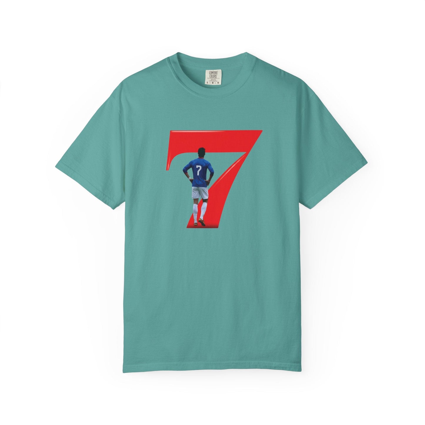 No.7 Celebration Tee | Retro Football Player Graphic Shirt