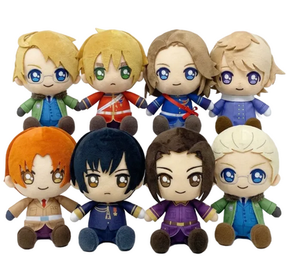 Hetalia All Nations Plush | Axis Powers & Allies Anime Stuffed Collectible