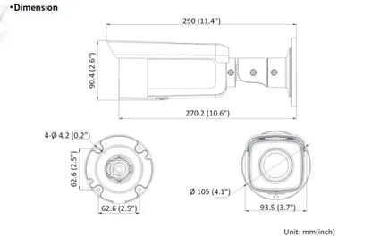Hikvision DS-2CD2T66G2-2I Acusense 6MP EXIR Outdoor Bullet CCTV Camera Up to 60m IR