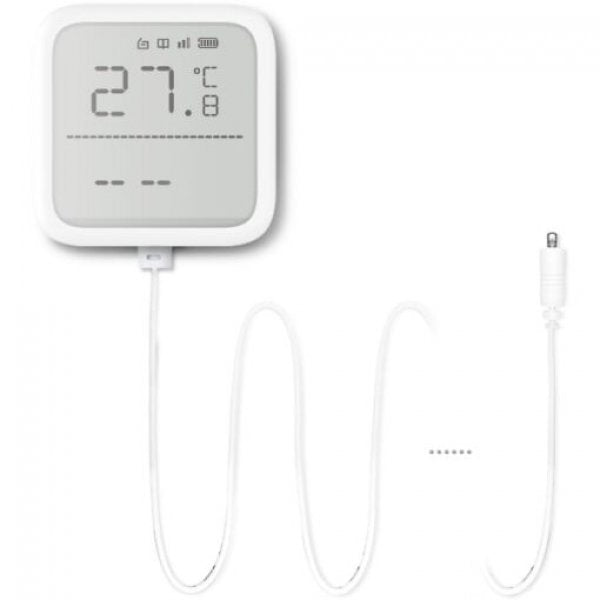 HIKVISION DS‑PDTPH‑E‑WB Wireless Temperature & Humidity Sensor – Wall-Mounted Digital Display with Remote App Configuration for AX Pro