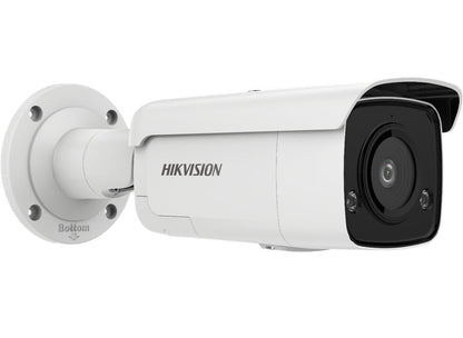 Hikvision DS-2CD2T66G2-ISU/SL 6MP AcuSense Fixed Bullet Network Camera with Strobe Light & Audio Alarm | DarkFighter, IP67, H.265+ 2.8mm