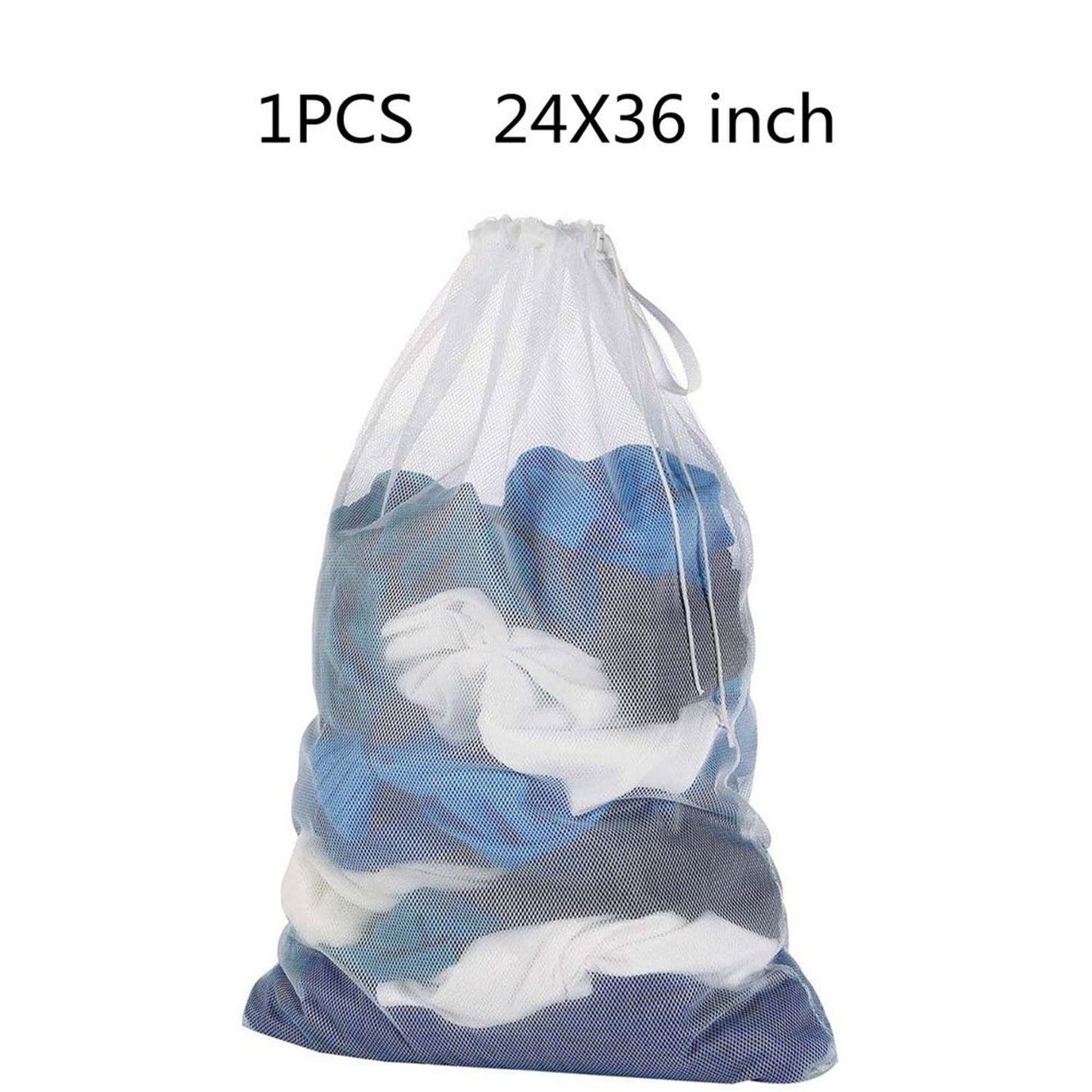 Honeycomb Delicates Bags for Washing Machine, Heavy Duty lingerie bags for Laundry, Travel Storage Organize Bag for Cotton Clothes, Sheet, Shoes, 1 Pcs, 15.75x11.81 23.62" x 35.4" Black/2 Pcs