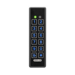 Rosslare AYC-E65BB Ultra-Slim Backlit Proximity & PIN Piezo Reader – Convertible Mullion Design