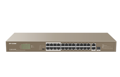 IP-COM F1126P-24-250W 24-Port PoE+ Unmanaged Switch with 230W Power Budget