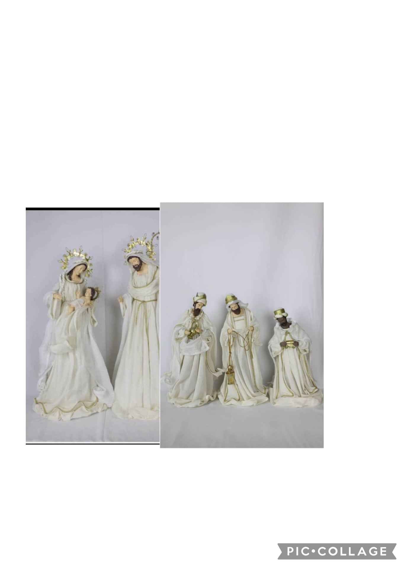 PRE ORDER 92cm (36") Holy Family Nativity Set – Large Christmas Religious Decoration, Style Stable Scene, Elegant Holiday Home & Church Display