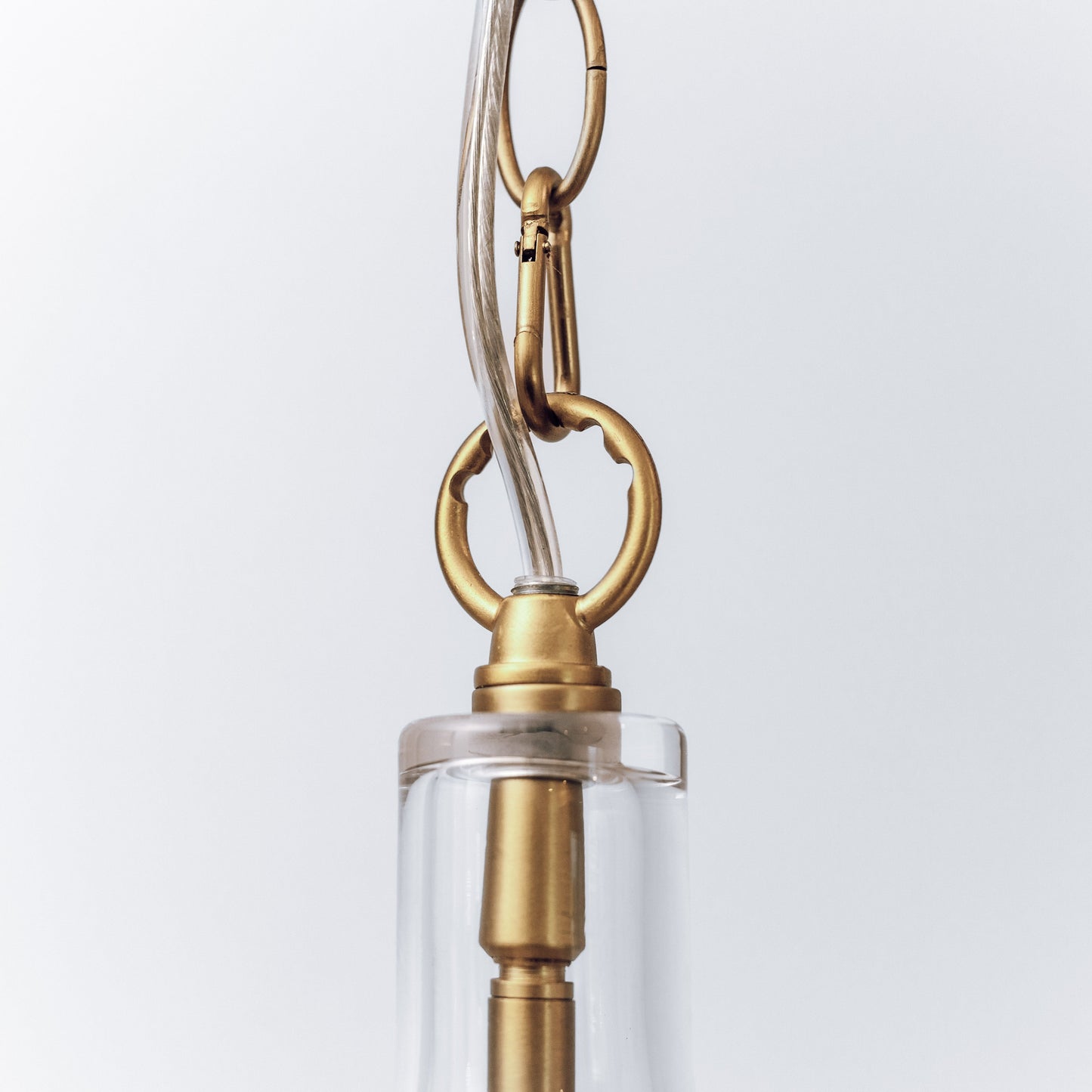 Kendal Glass Pendant Light - Gold