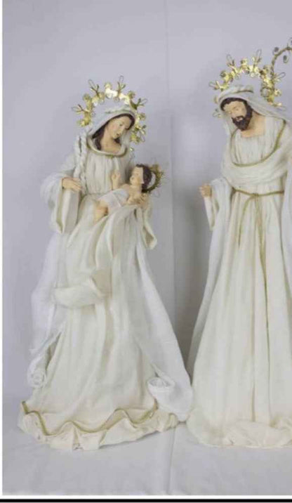 PRE ORDER 92cm (36") Holy Family Nativity Set – Large Christmas Religious Decoration, Style Stable Scene, Elegant Holiday Home & Church Display