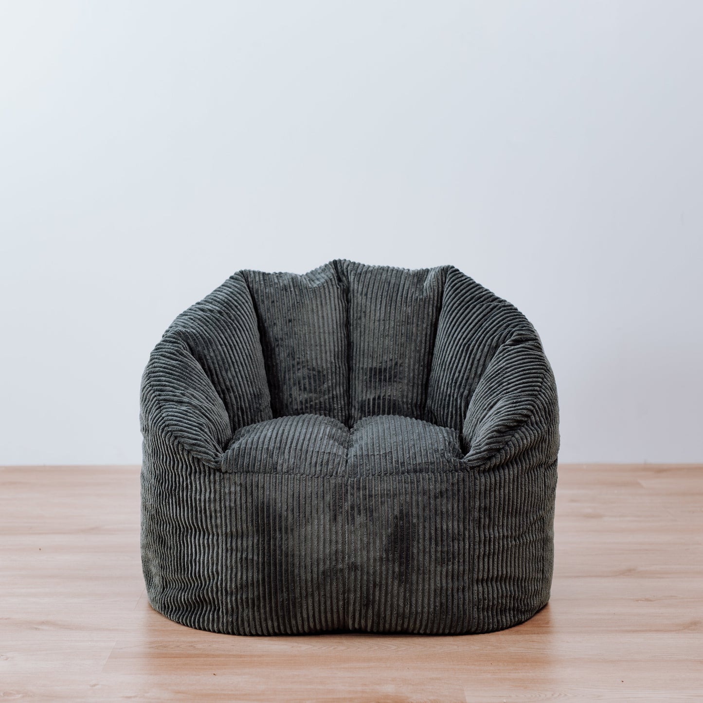 Corduroy Tub Chair Bean Bag Cover - Charcoal