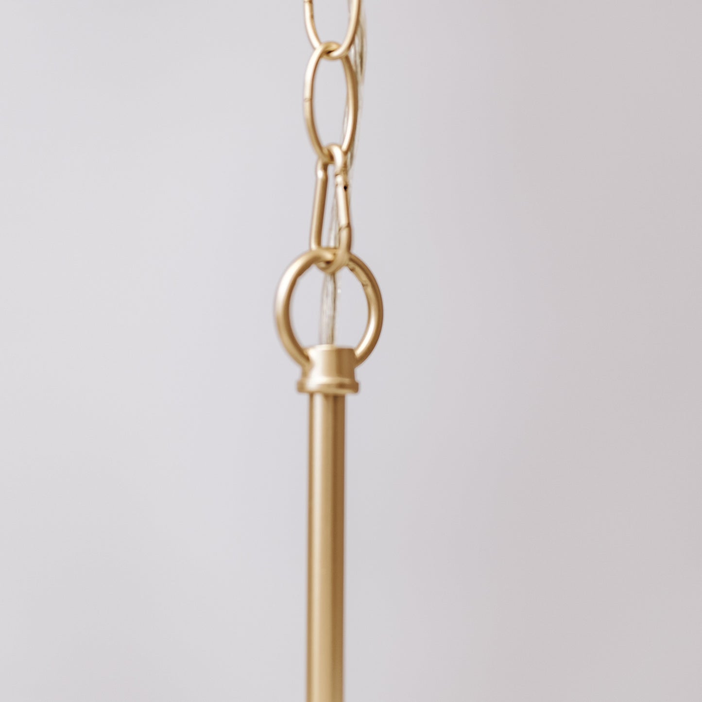 Sorrento Double Tiered Rope Chandelier - White/Gold