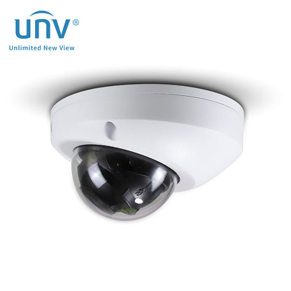 Uniview PRIME-I Series 4MP LightHunter IR Fixed Mini Dome Camera (IPC314SB-ADF28K-I0)