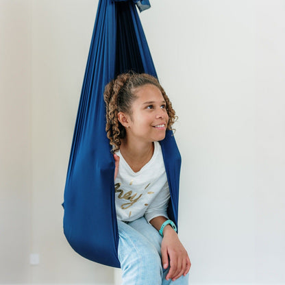 Therapy Swing Cozy Cocoon - Navy Blue