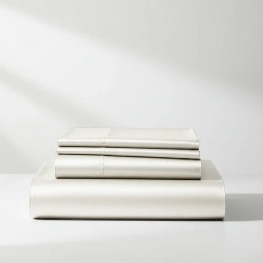 Satin Sheet Set - Ivory Cream