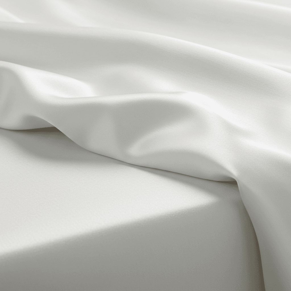 Satin Sheet Set - White