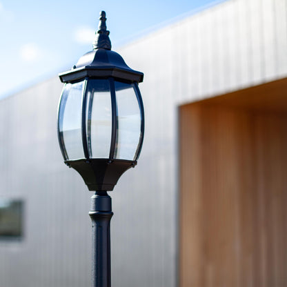 Victorian Garden Lamp Post  - Black