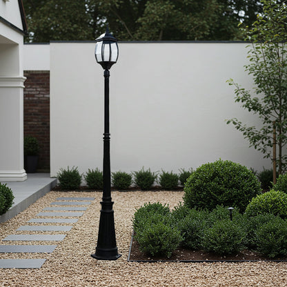 Victorian Garden Lamp Post  - Black