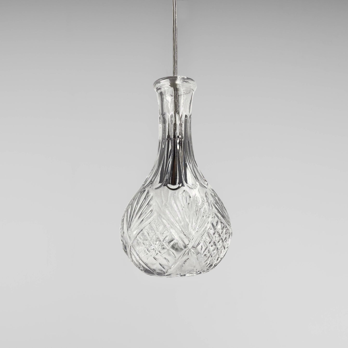 Sherry Wine Decanter Glass Pendant Light
