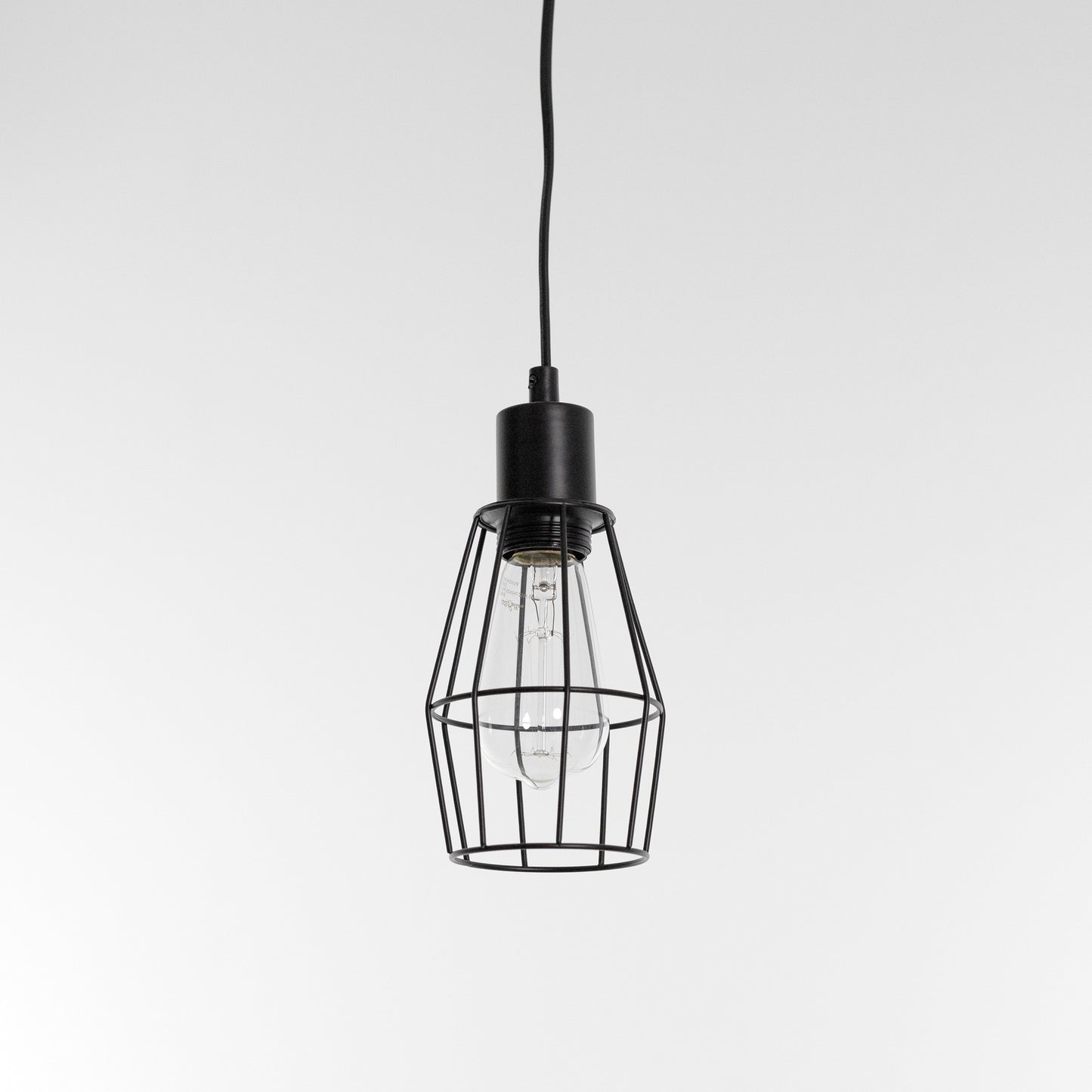 Watson Industrial Cage Light - Black