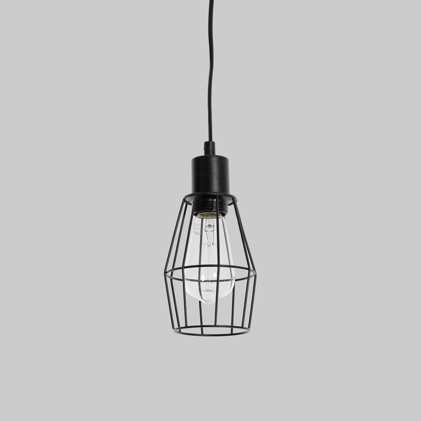 Watson Industrial Cage Light - Black