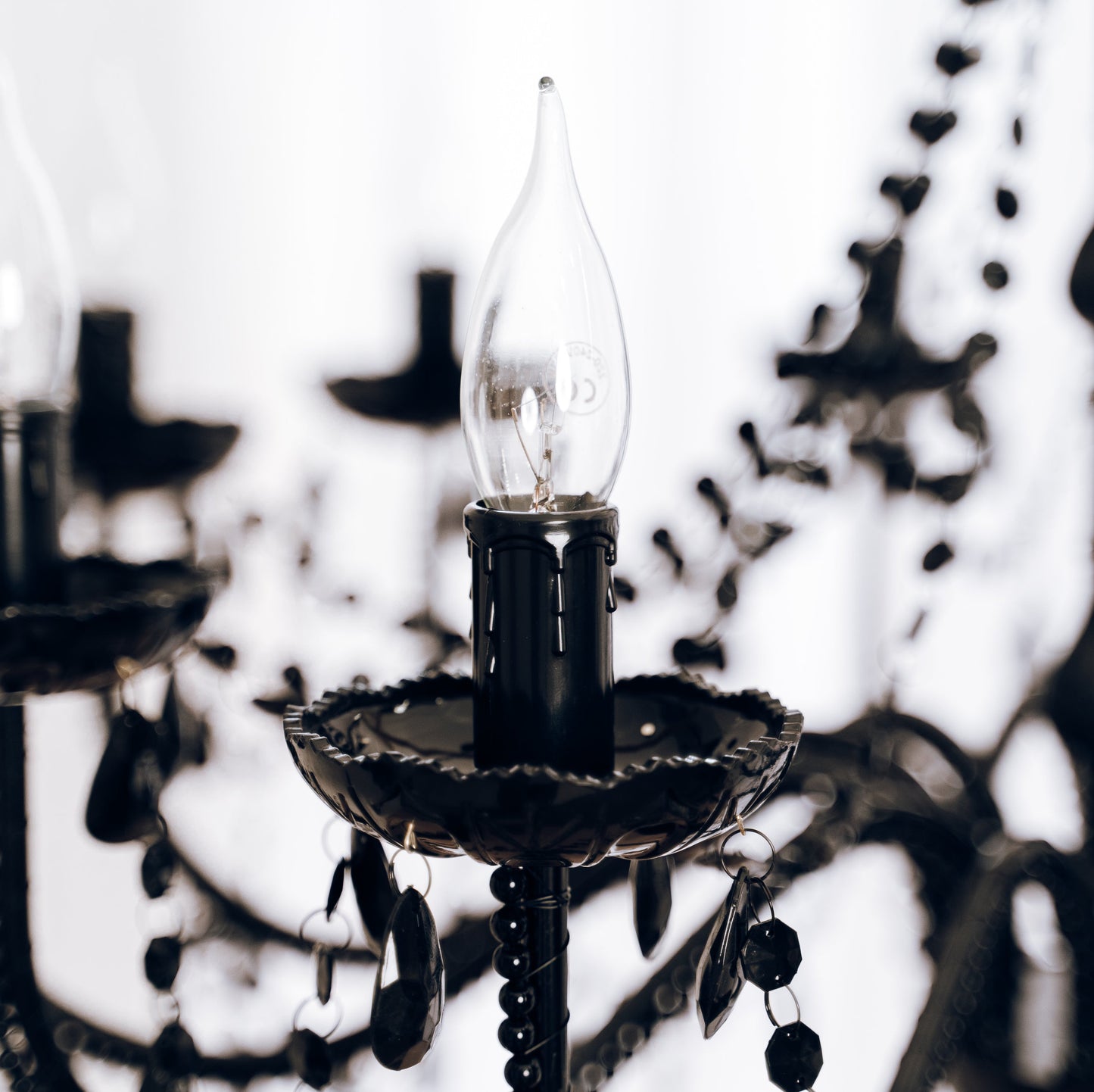 Cassie Chandelier 12 Light - Black