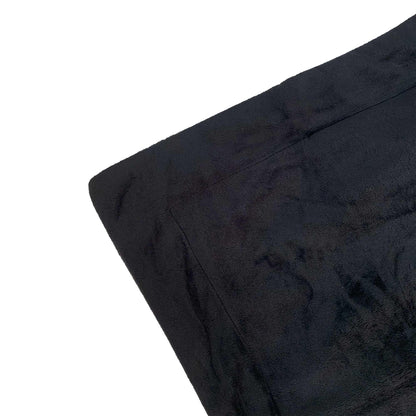 Fur Velvet Quilt Cover - Black