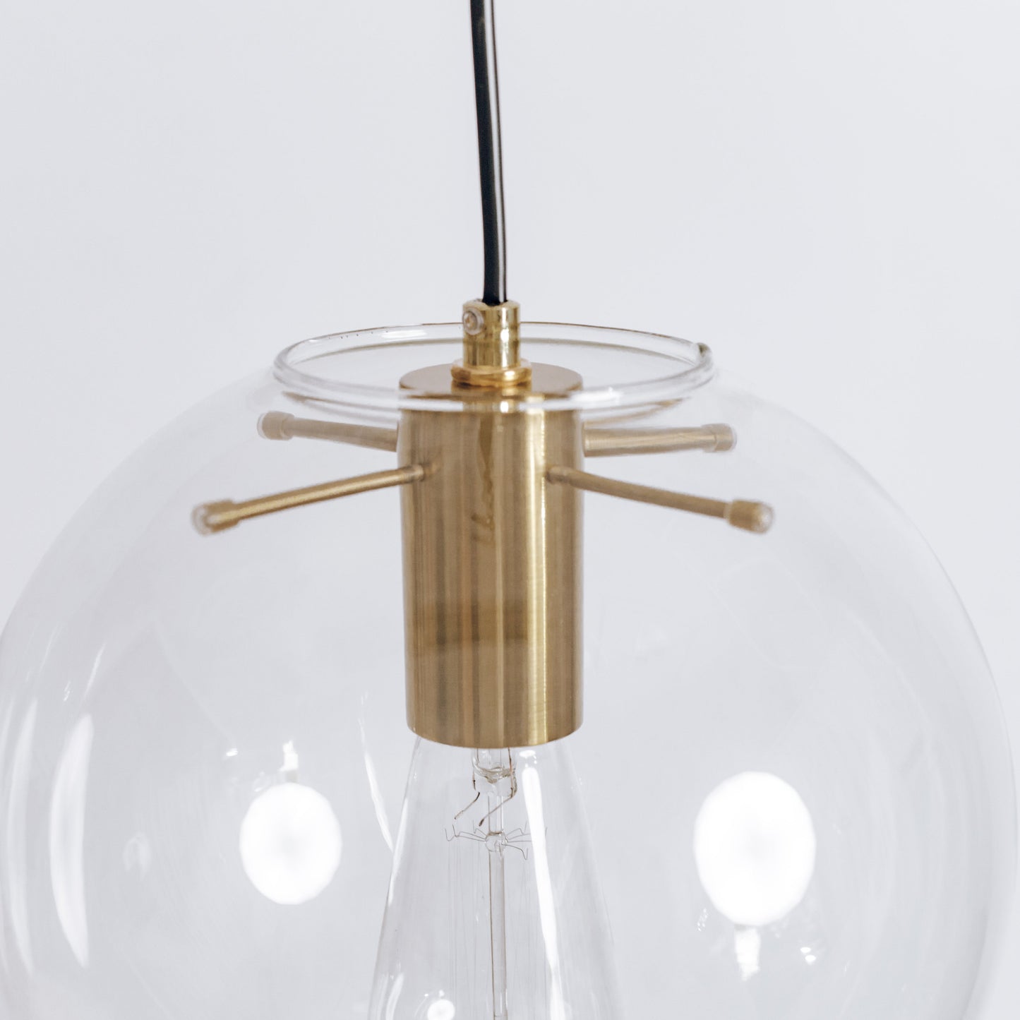 Ariana Glass Pendant Light - Gold
