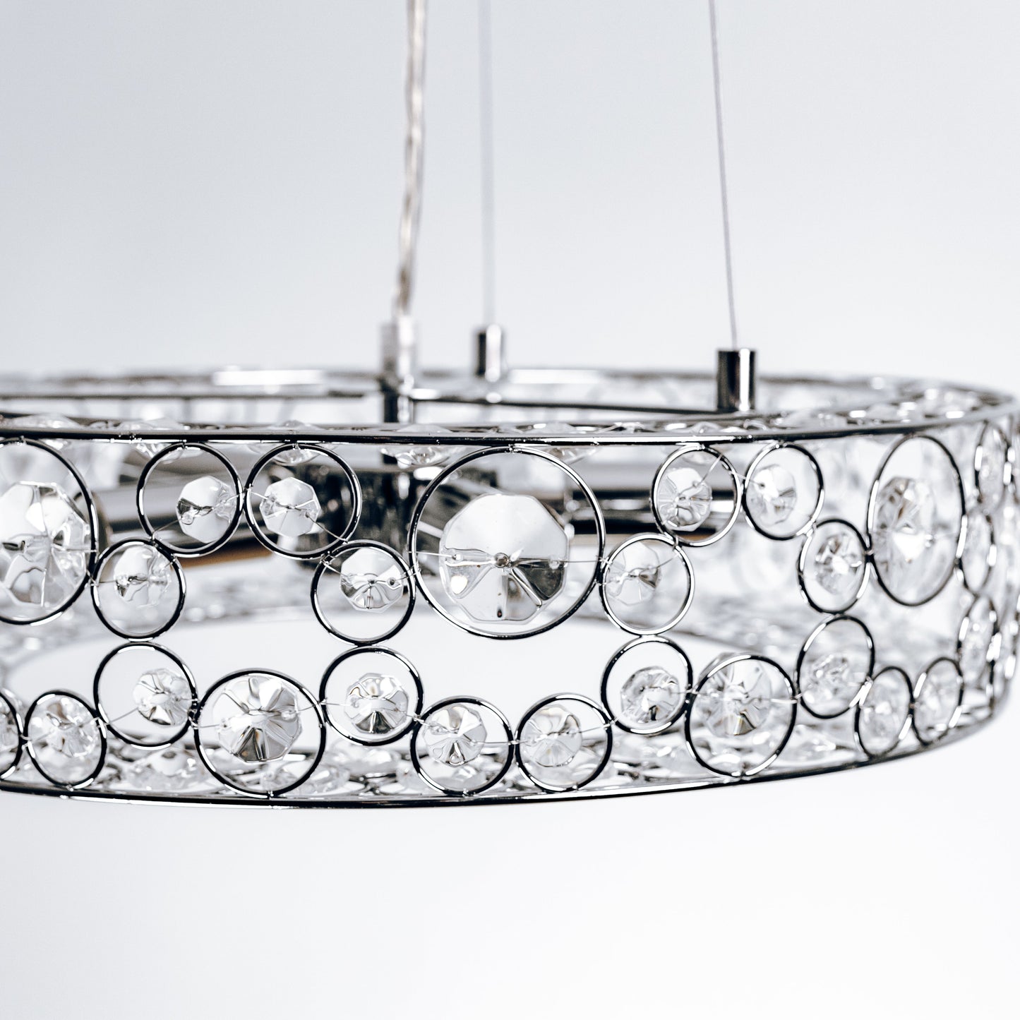 Chateau Crystal Pendant Light - Chrome