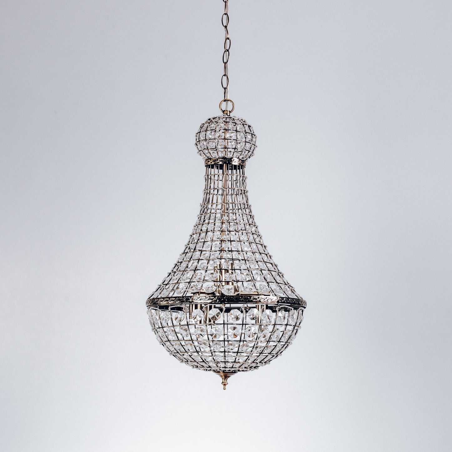 Palace Empire Chandelier - Antique Brass