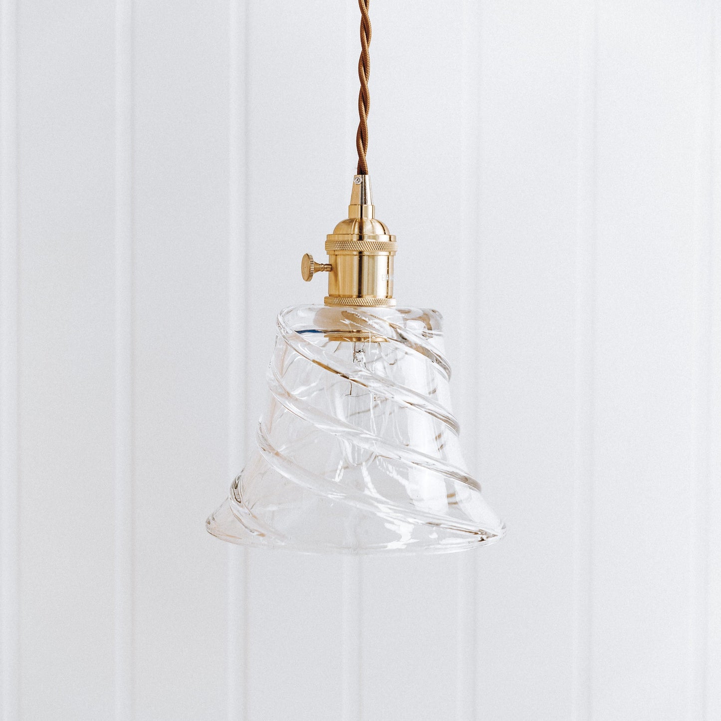 Belle Vintage Glass Pendant Light
