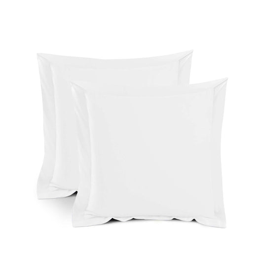 White European pillowcase set, two smooth bamboo pillow covers