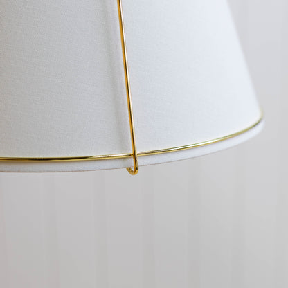 Jessie Pendant Light - White with Gold Hardware