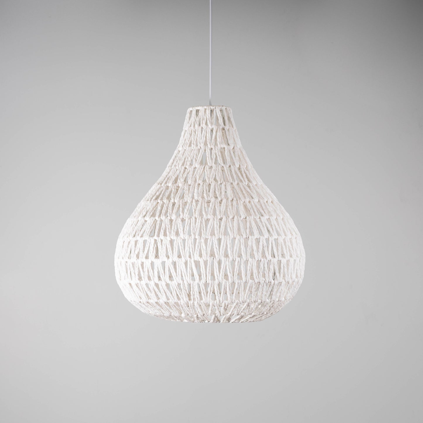 Byron Rope Pendant Light - White