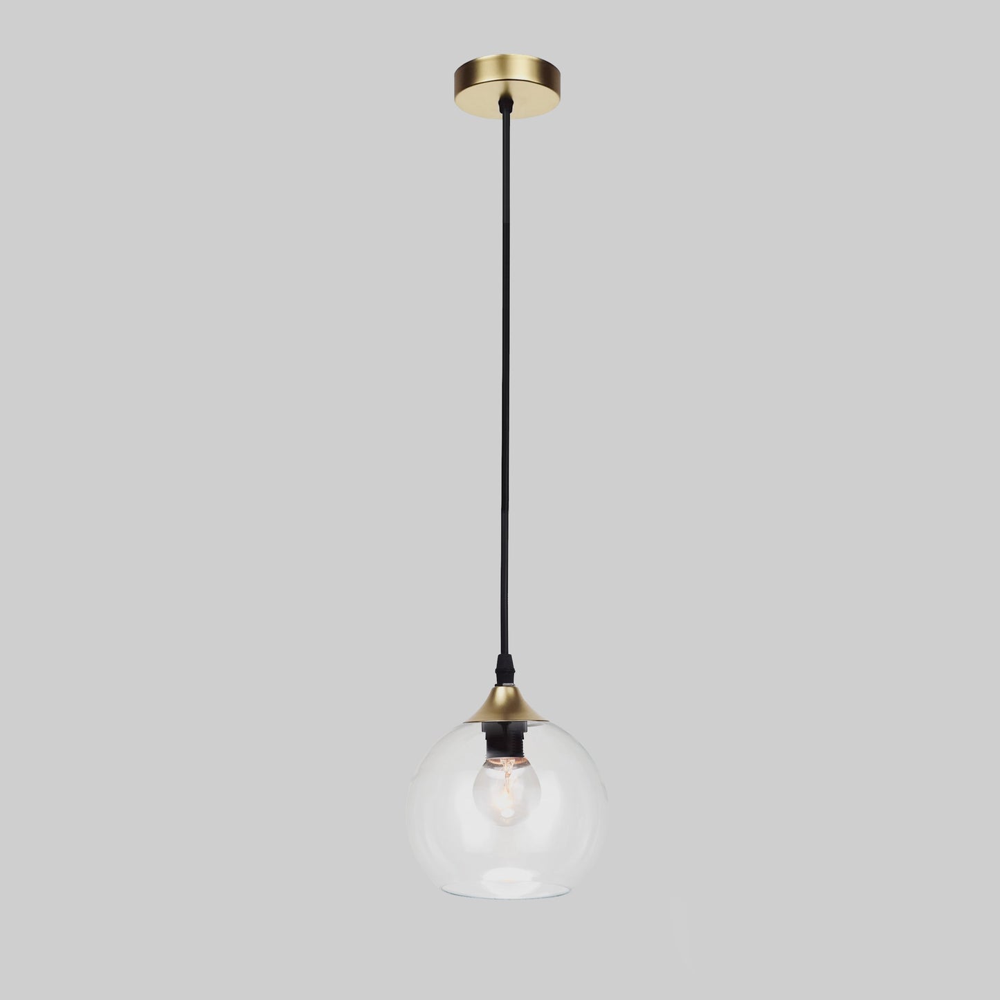 Frankie Glass Pendant Light - Gold