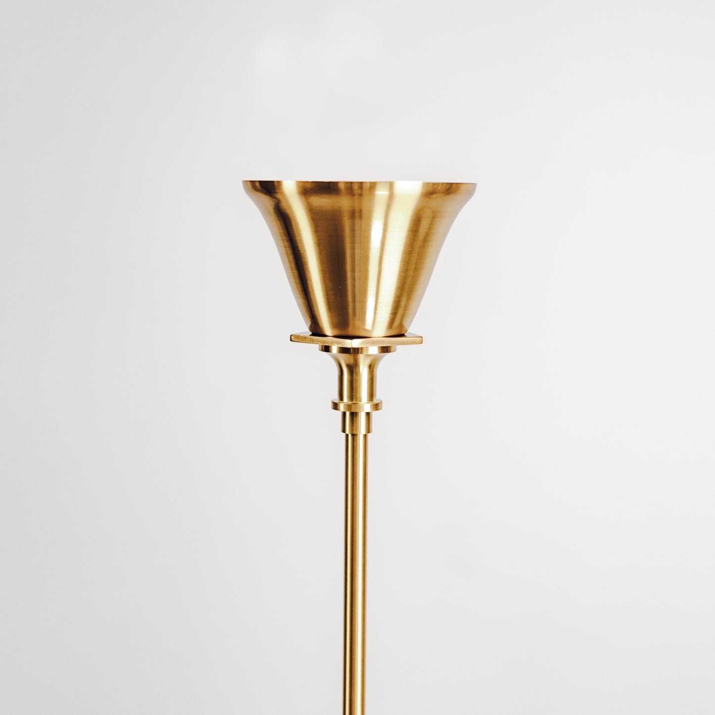 Reece Flared Glass Pendant Light - Gold