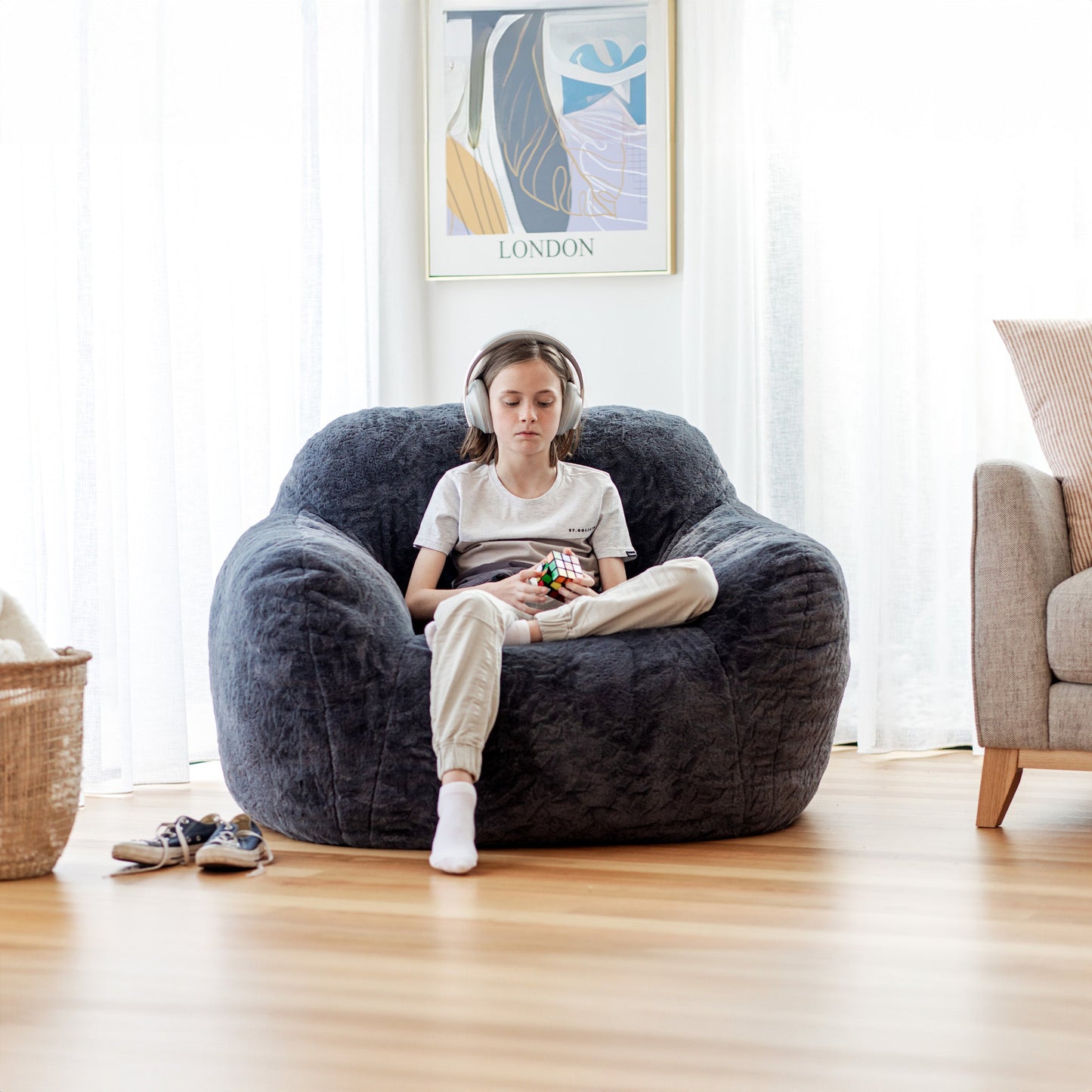 DreamPod® Chair - Charcoal Grey