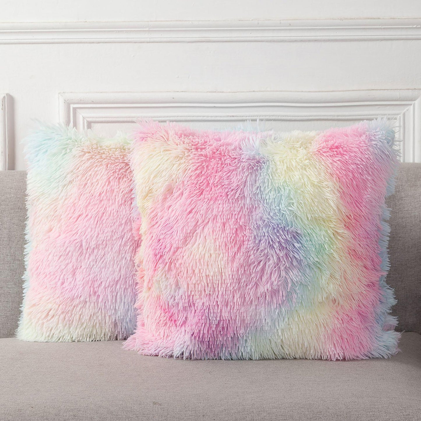 Unicorn Rainbow Cushion Cover + Insert