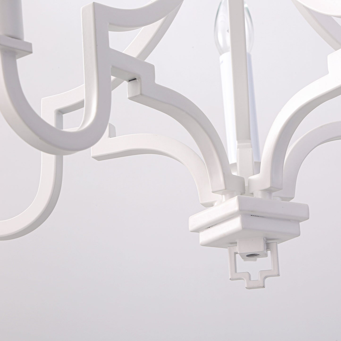 Kalani Modern Chandelier 5 Light - White