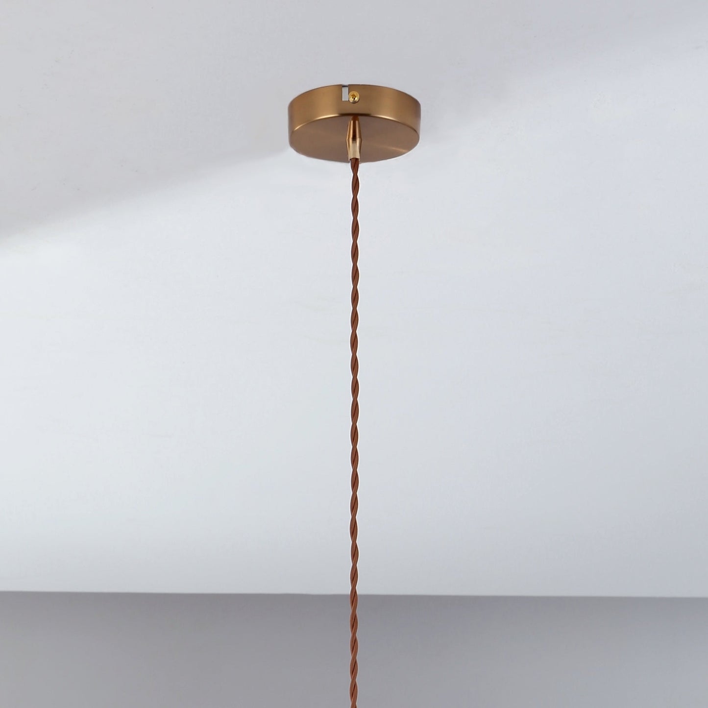Isabel Vintage Scallop Edge Glass Pendant Light