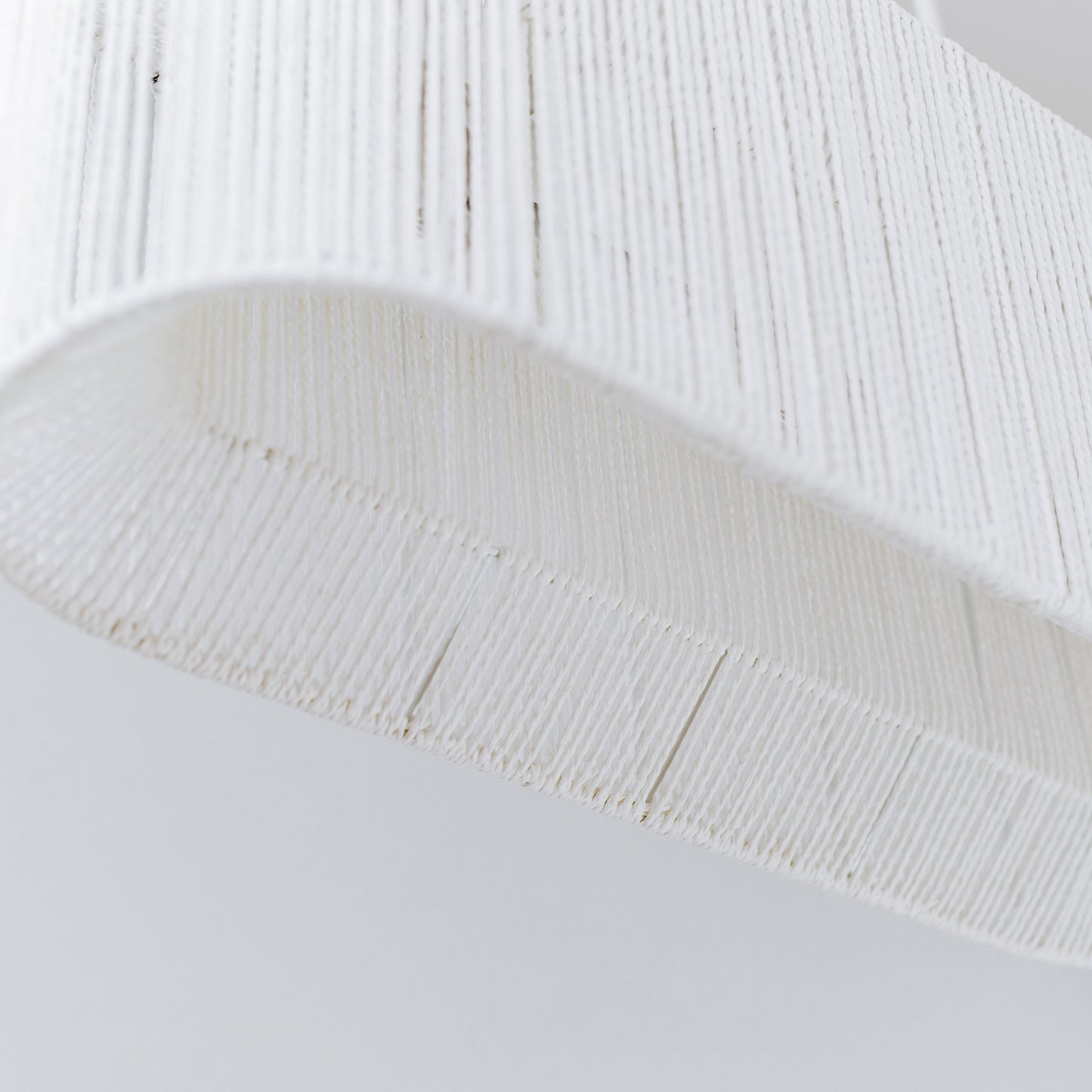 Elphin Dining Rope Pendant Light - White