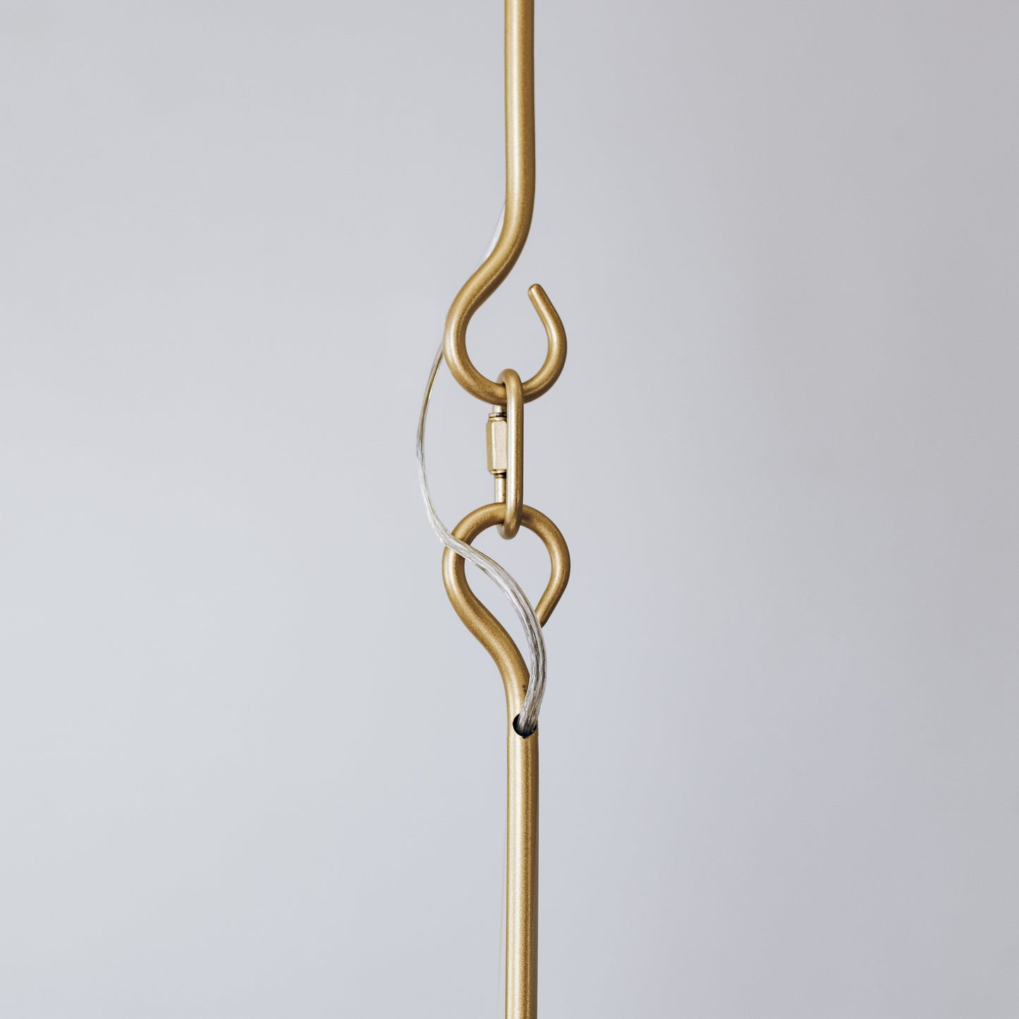 Bailey Metal Cone Pendant Light - Gold/White