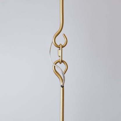 Bailey Metal Cone Pendant Light - Gold/White