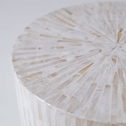 Hanora Mother of Pearl Inlay Side Table