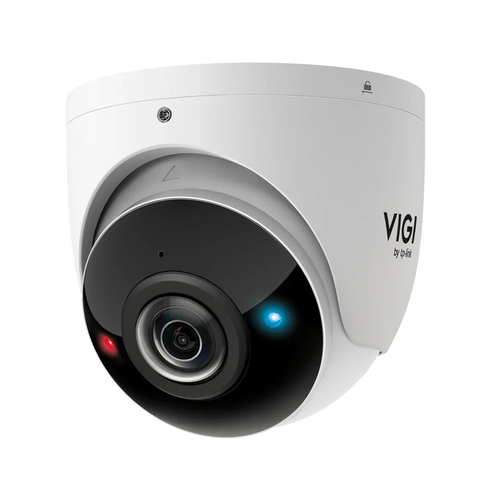 TP-Link VIGI 4K TiOC CCTV Kit – 4× S485PI 8MP Panoramic Cameras + NVR1004H-4P 4-Channel PoE Network Video Recorder with HDD