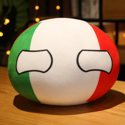 Countryball Plush Flag Plushes Polandball Stuffed Plushies Football Festival Plushies