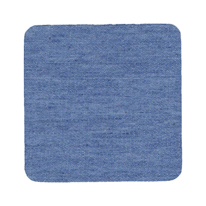 JWDX Hot Clearance! Denim Iron on Jean Patches Inside & Outside Strongest Glue Assorted Shades of Blue Repair Decorating 2.75 Inch, 5-Piece Jeans Patch Small Size (7.5x7.5Cm) Small (7.5x7.5cm), 5 pieces E