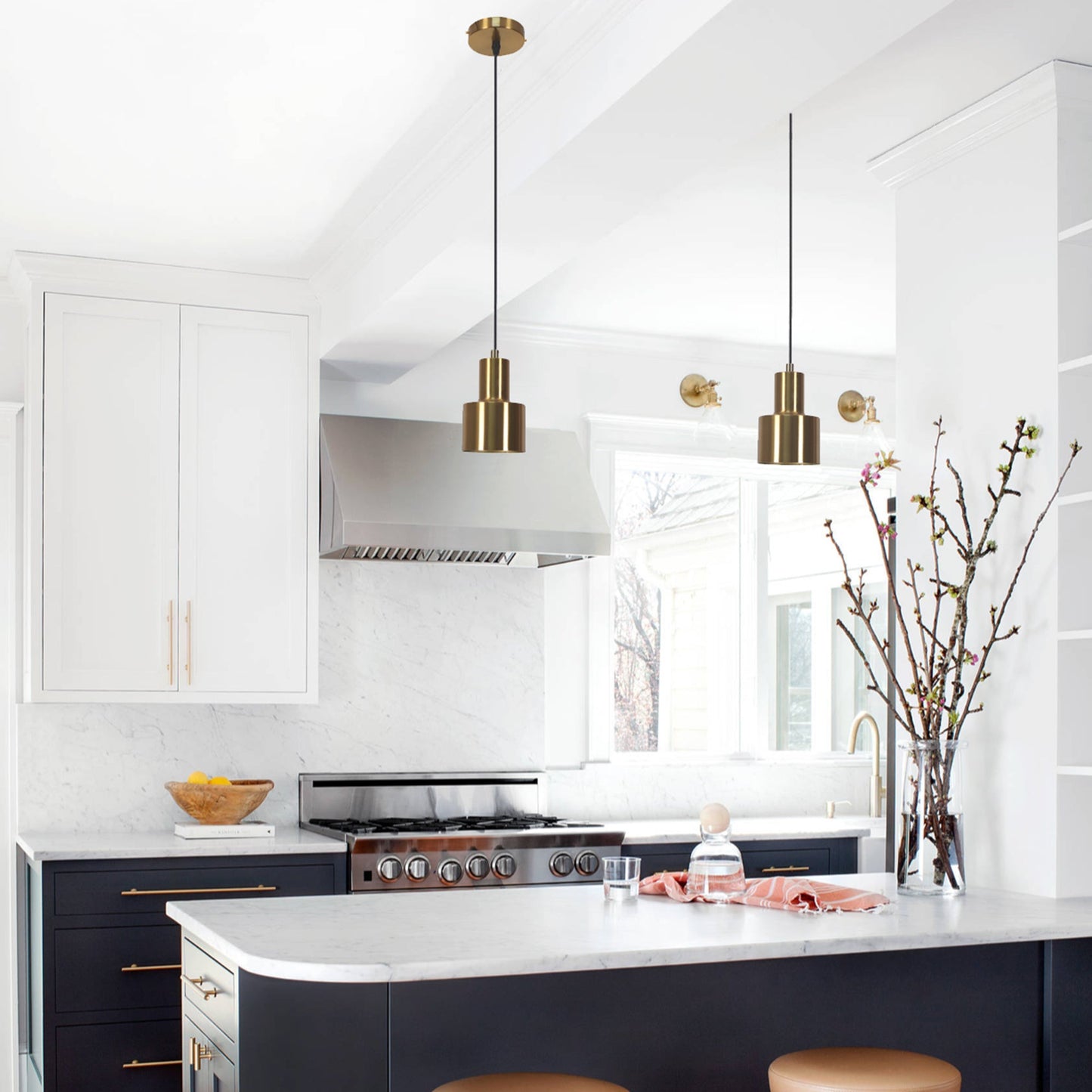 Jude Metal Pendant Light - Gold