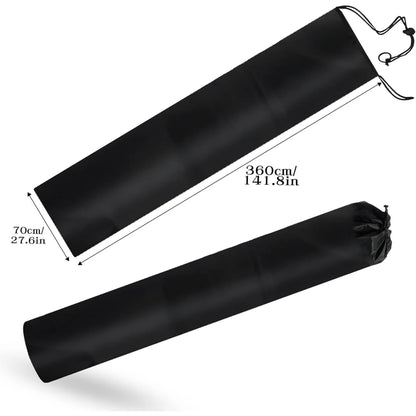Jumbo Rug Storage Bag with 2 Buckle Straps for Tying, Large Drawstring Carpet Bag for Rugs up to 10×14 Ft, Rug Shipping Bags for Rug Moving Storage(28×142 Inch)